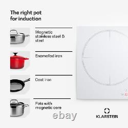 Induction Hob 80 cm Hot Plate Electric Cooker 3 Zones Built-In Touch Control