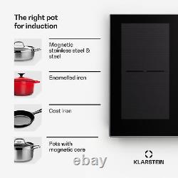 Induction Hob 90 cm Hot Plate Electric Hybrid Cooker 5 Zones Built-In Touch