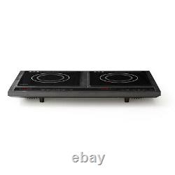 Induction Hob Double Portable Electric Twin Digital Hot Plate Ceramic 3400w