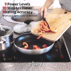 IsEasy 2800W Electric Induction Hob Touch Two Zones Cooker Hot Plate Hobs Stove