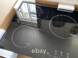 IsEasy 90cm Built-in Black Induction Hob Touch Control 5 Zone & Timer Child Lock