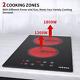 Iseasy Electric Ceramic Hob 2/4/5 Zonesbuilt-in Cooktop Touch Control Lock Time