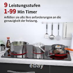 IsEasy Electric Ceramic / Induction Hob Built-in Touch Control Timer Child Lock