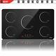 Iseasy Li5-01 Black Ceramic Five Hobs, Touch Control Child Lock Can Be Timed Uk
