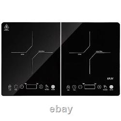 KPUY 2800W Double Electric induction Hob 2 Zone Touch Control Dual Hot Plate