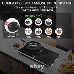 KPUY 2800W Double Electric induction Hob 2 Zone Touch Control Dual Hot Plate