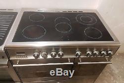 Kenwood Electric Range Cooker Double Oven Ceramic Hob Fan Assisted Oven 90cm