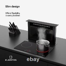 Klarstein CeramEase Slim VTC Ceramic Hob 60 cm Glass Ceramic 2 Hobs Touch Timer