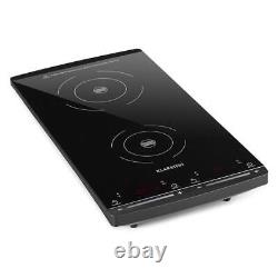 Klarstein Slim Induction Hob 2 Hot plates 2900W Black Kitchen Cooking Top