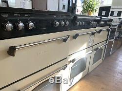 Leisure 60cm Cream Electric Ceramic Hob Double oven Gourmet Cooker GRB6CVC