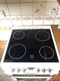 Leisure Alta Ceramic Hob Cooker with Grill and Electric Oven Model AL6CDW