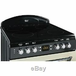 Leisure CLA60CEC 60cm Electric Double Oven with Ceramic Hob Cream/Black -COLLECT