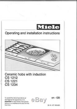 Miele CS1212 Built in Ceramic Hob with induction