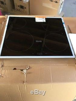 Miele KM 6115 Electric Induction Hob Black with stainless steel frame