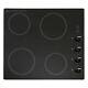Montpellier 60cm 4 Zone Ceramic Hob With Rotary Controls Black Ckh61