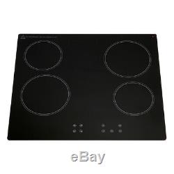 Montpellier 60cm Ceramic Hob VCER61T16 Built in Touch Control Electric Hob Black