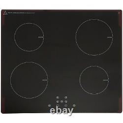 Montpellier INT61NT 59cm Touch Control Electric Induction Hob Built In Black