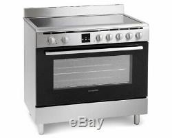 Montpellier MR90CEMX 90cm Electric Range Cooker with Ceramic Hob in St. Steel