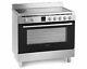Montpellier Mr90cemx 90cm Electric Range Cooker With Ceramic Hob In St. Steel