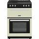 Montpellier Rmc61cc Free Standing Electric Cooker With Ceramic Hob 60cm Cream