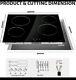 Noxton Ceramic Hob, Built-in 4 Zone Electric Hobs 60cm Noise-free Auto Shut-off