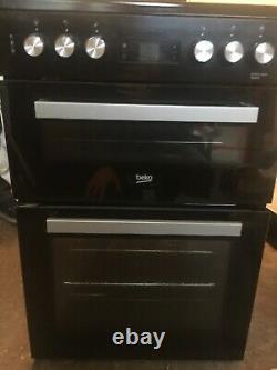 Nearly new Beko XDC653k freestanding hob oven (used about 8 times)