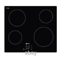 Neff N50 T10B40X2 60cm 4 Zone Touch Ceramic Hob Black Glass Ex Display GRADE A