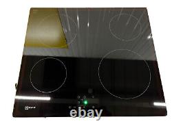 Neff N50 T10B40X2 60cm 4 Zone Touch Ceramic Hob Black Glass Ex Display GRADE A