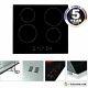 New 60cm Touch Control 4 Zone Electric Ceramic Hob Cooker Appliances In Black