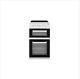 New Beko Adc5422aw 50cm Electric Cooker With Ceramic Hob White Collection
