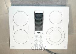 New Ge Profile Model Pp9830tj1ww 30 Electric Downdraft Cooktop White Nice