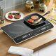 New Induction Smart Hob Double Electric Twin Digital Hot Plate Ceramic 2 Yr Uk