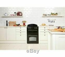New Leisure CLA60CEK 60cm Electric Double Oven with Ceramic Hob Black COLLECT