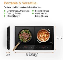 New Twin Vonshef Induction smart Hob Double Electric Digital Hot Plate, Xmas