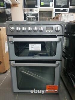 New Unboxed Hotpoint HUE61GS Ultima A/A Electric Cooker with Ceramic Hob 60cm