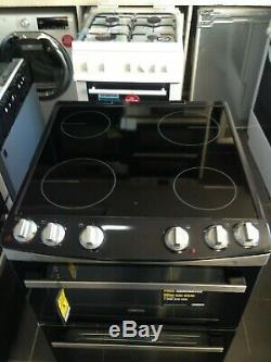 New Unboxed Zanussi ZCV66050XA Electric Cooker with Ceramic Hob S/Steel