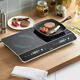 Portable Electric 2 Double Ring Digital Table Top Ceramic Induction Hob Cooker