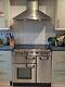 Rangemaster 90 Double Oven, Ceramic Hob, Cooker Hood Used, Excellent Condition