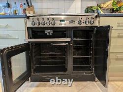 Rangemaster 90 Double Oven, Ceramic Hob, Cooker Hood Used, excellent condition