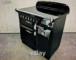 Rangemaster ELAN 90 90cm All Electric Ceramic hob RANGE COOKER Gloss Black (w09)