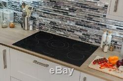 Russell Hobbs 5 Zone Glass Electric Hob Touch Controls RH77EH6001