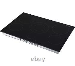 Russell Hobbs 77cm Electric Hob Black 5 Zone with Touch Control Timer RH77EH6011