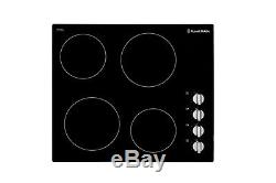 Russell Hobbs RH60EH401B 4 Zone Glass Electric Hob Dial Controls