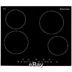 Russell Hobbs RH60EH402B 59cm 4 Zone Touch Control Electric Ceramic Hob Black