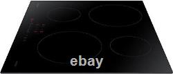 Samsung NZ3000 60cm Electric 4-Zone Smart Ceramic Induction Hob NZ64H37070K