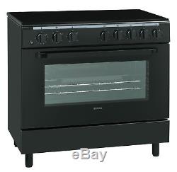 Servis SC900K 90cm Electric Range Cooker in Black Ceramic Hob, Single Oven