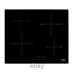 Smeg 60cm 4 Zone Plug & Play Induction Hob Black SI2641DUK