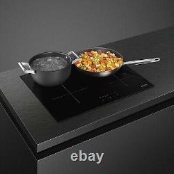 Smeg 60cm 4 Zone Plug & Play Induction Hob Black SI2641DUK