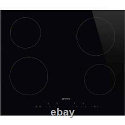 Smeg Ceramic Glass Hob 4 Zone Touch Control Electric 60cm Black SE364TD NEW