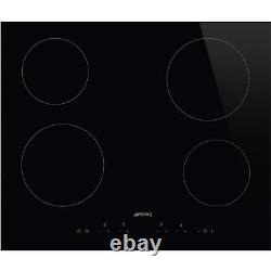 Smeg SE364TD 60cm Universal Aesthetic 4 Zone Ceramic Hob Black